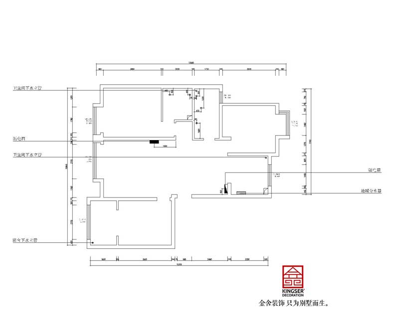 直隸新城裝修138平戶(hù)型設計方案